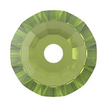 Preciosa 3001 Olivine Viva Lochrosen 12 Facet Sew-On Stone (3mm, 4mm)
