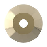 Preciosa 3001 Starlight Gold Viva Lochrosen 12 Facet Sew-On Stone (3mm, 4mm, 6mm)