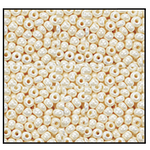 13/0 Ceylon Eggshell Charlotte Cut Seed Bead (1/2 Kilo) Preciosa #46112