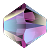 Swarovski 5328 6mm Amethyst Shimmer 2X Bicone