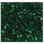 9/0 Silver Lined Emerald 2 Cut Czech Seed Bead (1/2 Kilo) Preciosa #57060