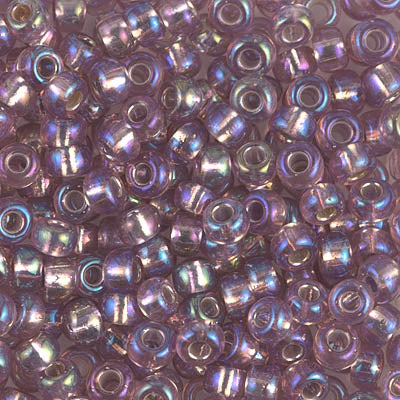 6/0 Silver Lined Smoky Amethyst AB Miyuki Seed Bead (250 Gm) #1012