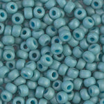 8/0 Matte Metallic Turquoise Miyuki Seed Bead (250 Gm) #1251