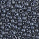 8/0 Matte Gunmetal Miyuki Seed Bead (10 Gm, 250 Gm) #JQP008