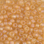 8/0 Matte Transparent Light Topaz AB Miyuki Seed Bead (250 Gm) #132FR