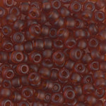 11/0 Matte Transparent Dark Topaz Miyuki Seed Bead (250 Gm) #134F