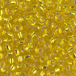 5/0 Silver Lined Yellow Miyuki Seed Bead (250 Gm) #136S