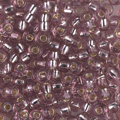 6/0 Silver Lined Smoky Amethyst Miyuki Seed Bead (250 Gm) #142S