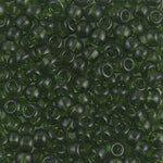 6/0 Transparent Olive Miyuki Seed Bead (250 Gm) #158