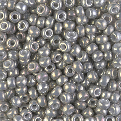 8/0 Opaque Smoke Gray Luster Miyuki Seed Bead (250 Gm) #1865