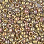 8/0 24Kt Green Gold Iris Miyuki Seed Bead (50 Gm) #1986