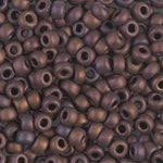 8/0 Matte Metallic Dark Raspberry Iris Miyuki Seed Bead (250 Gm) #2005