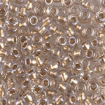 6/0 Sparkling Metallic Gold Lined Crystal Miyuki Seed Bead (250 Gm) #234