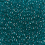 6/0 Transparent Teal Miyuki Seed Bead (250 Gm) #2405