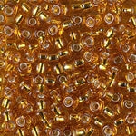 6/0 Silver Lined Topaz Miyuki Seed Bead (250 Gm) #2422