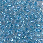 6/0 Sparkling Sky Blue Lined Crystal Miyuki Seed Bead (250 Gm) #2606