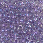 6/0 Sparkling Purple Lined Crystal AB Miyuki Seed Bead (250 Gm) #2607