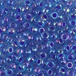 6/0 Transparent Sapphire AB Miyuki Seed Bead (250 Gm) #261