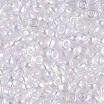 6/0 Transparent Pale Pink AB Miyuki Seed Bead (250 Gm) #265