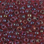 8/0 Garnet Lined Ruby AB Miyuki Seed Bead (250 Gm) #367