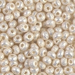 5/0 White Baroque Miyuki Seed Bead (10 Gm, 100 Gm) #JIZ001