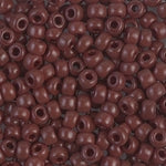 8/0 Opaque Red Brown Miyuki Seed Bead (250 Gm) #419