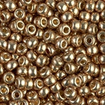 8/0 Duracoat Galvanized Champagne Miyuki Seed Bead (250 Gm) #4204