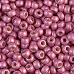 8/0 Duracoat Galvanized Matte Hot Pink Miyuki Seed Bead (250 Gm) #4210F