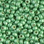 8/0 Duracoat Galvanized Matte Dark Mint Green Miyuki Seed Bead (250 Gm) #4214F