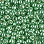 8/0 Duracoat Galvanized Dark Mint Miyuki Seed Bead (250 Gm) #4214