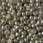 8/0 Duracoat Galvanized Light Pewter Miyuki Seed Bead (10 Gm, 250 Gm) #JFP010