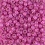 8/0 Duracoat Silver Lined Dyed Paris Pink Miyuki Seed Bead (250 Gm) #4238