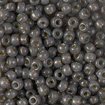 8/0 Duracoat Silver Lined Dyed Smoke Gray Miyuki Seed Bead (250 Gm) #4251