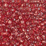 8/0 Duracoat Silver Lined Dyed Light Watermelon Miyuki Seed Bead (250 Gm) #4265