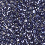 8/0 Duracoat Silver Lined Dyed Prussian Blue Miyuki Seed Bead (250 Gm) #4276