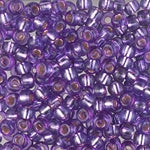 8/0 Duracoat Silver Lined Dyed Dark Orchid Miyuki Seed Bead (250 Gm) #4278