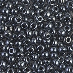 8/0 Gunmetal Miyuki Seed Bead (250 Gm) #451