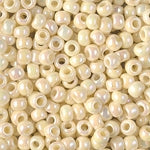 8/0 Ivory Pearl Ceylon AB Miyuki Seed Bead (250 Gm) #486