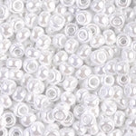 6/0 White Pearl Ceylon Miyuki Seed Bead (250 Gm) #528