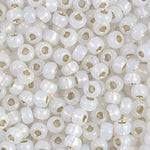 8/0 Gilt Lined Opal Miyuki Seed Bead (250 Gm) #551