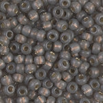 8/0 Dyed Rustic Gray Silver Lined Alabaster Miyuki Seed Bead (20 Gm, 250 Gm) #JDP009