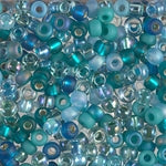 8/0 Miyuki Seed Bead Mix- Touch of Teal (250 Gm) #MIX-12