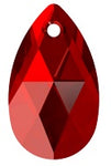 Swarovski 6106 22mm Light Siam Pear Pendant