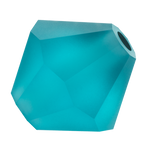 Preciosa 6250 Matte Indicolite Faceted Bicone (4mm, 5mm, 6mm)