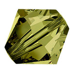 Preciosa 6250 Olivine Faceted Bicone (3mm, 4mm, 5mm, 6mm, 8mm)