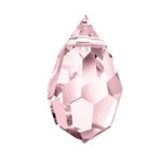 Preciosa 6355 Light Rose Drop Pendant (10mm, 15mm)