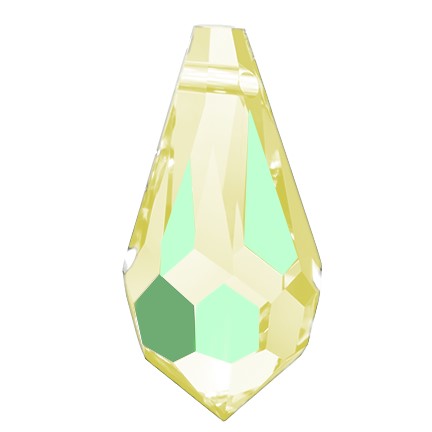 Preciosa 6360 Jonquil AB Drop Pendant (18mm)