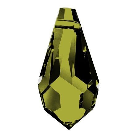 Preciosa 6360 Olivine Drop Pendant (18mm)