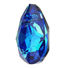 Swarovski 6433 Bermuda Blue Pear Cut Pendant (9mm, 11.5mm)