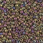 8/0 Metallic Purple Gold Iris Miyuki Seed Bead (100 Gm) #188